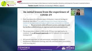 GS19)3-3 Takako Izumi-Impact of COVID-19 on higher education institutions, and gender perspective