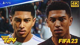 EA SPORTS FC 24 vs FIFA 23 | Faces Comparison REAL MADRID Player's