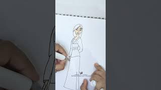 disney princess mulan drawing | mulan princess drawing #mulandisney #shorts #disneyart #ytshorts