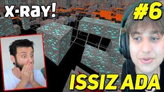 X-RAY HİLESİ  EKİPLE  ISSIZ ADA 6.Bölüm Minecraft w/Berat Ali, Yugo