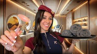 Aeromoza Privada de Primera Clase | ASMR (Súper Relajante)