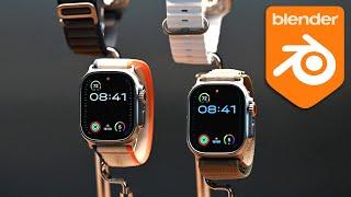 Blender Product Design & Animation Tutorial - Apple Watch (Aryan)