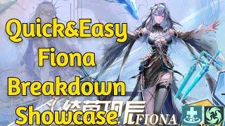 Tower of Fantasy CN Quick & Easy Fiona's Kit breakdown & Showcase: What is special about her?