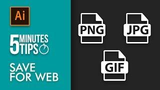 How to Save PNG or JPG for Web