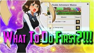 What To Do First! //Back to Basics Beginner Guide Episode 2// Danmachi Memoria Freese