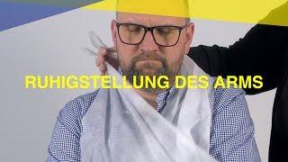 Ruhigstellung des Arms | M-A-U-S Erste Hilfe Kurs | Video Tutorial