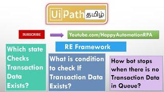 UiPath Tamil - REFramework - How Transaction Item becomes nothing?