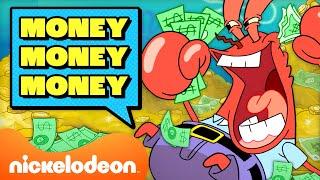 Every Time Mr. Krabs Says "MONEY!" For 45 Minutes!  SpongeBob  | Nicktoons