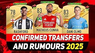 NEW CONFIRMED TRANSFERS & RUMOURS!  ft. MATHEUS CUNHA, RASHFORD, DANI OLMO...etc