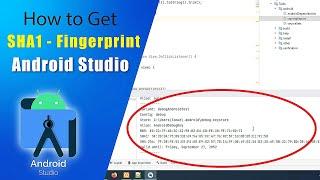 How to get sha1 key in android studio - Fingerprint key in Android Studio