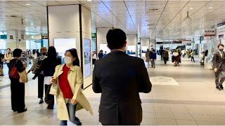 【4K】Tokyo Walk - Inside Shibuya Station (Apr.2021)