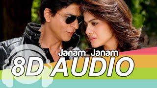 Janam Janam 8D Audio Song  - Dilwale | Shah Rukh Khan | Kajol | Arijit Singh | Bass Boosted