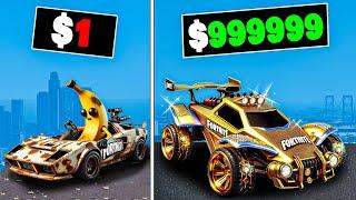 $1 to $1,000,000 Fortnite Car in GTA 5