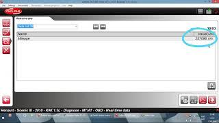 Delphi DS150  -  How To Check Cars Real Mileage / Kilometers
