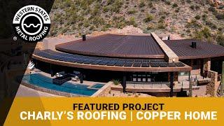 Radiused Copper Roof: Standing Seam Metal Roofing Installation By Charly's Roofing, Arizona