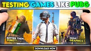 Trying *REALISTIC* GAMES  Like PUBG MOBILE UNDER 7 Minutes! [HINDI]