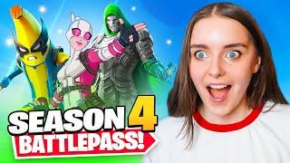 is it worth buying the season 4 BATTLE PASS?! (REACT)