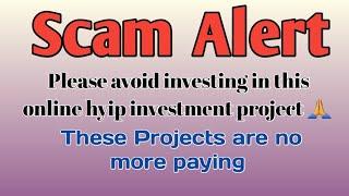 6 online hyip investment site are #SCAM now. Please don't invest  here! #hyipsdaily #scam_alert