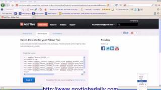 How to add Follow Buttons on blogger all social site buttons at one place