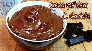 Crema pastelera de chocolate para relleno | Mi tarta preferida