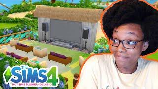 Is it possible to build an OUTDOOR MOVIE THEATER in the Sims 4??