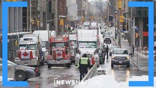 Trucker blockade at US-Canada border forces US auto plants to shut down | Rush Hour