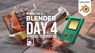 Blender Day 4 - Shading/Texturing/UV - Introduction Series for Beginners