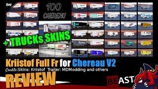 ETS2 | trailer mod "Kriistof Full Fr for Chereau V2" (1.28) - review