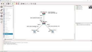 MikroTik - DHCPv6 Prefix Delegation - Server, Client and PCs - GNS3