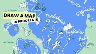 Illustrate Your Own Map in Procreate