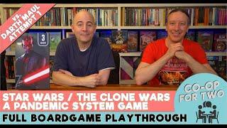 Star Wars The Clone Wars (Pandemic Game): Playthrough #1 (vs Darth Maul at Grandmaster difficulty)