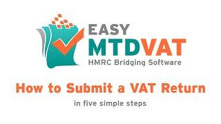 How to submit a VAT return to HMRC using Easy MTD VAT