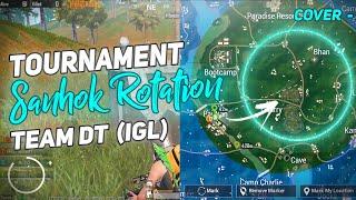 HOW TO ROTATE IN SANHOK IN TOURNAMENTS  || STRATEGIES TO ENTER END ZONES EASILY || PUBG MOBILE ||