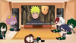 Dekusquad +mina react to naruto (naruto vs. deku)