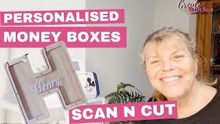 Mastering Vinyl Crafting with Scan N Cut | Personalized Wooden Money Boxes Tutorial