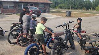 Family ebike adventure ride