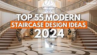 55 Best Modern Staircase Design Ideas | Living Room Stairs Design For Home Interior 2024