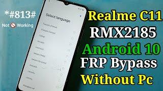 Realme RMX2185 Frp Bypass 2023 New Update!! realme c11 frp bypass without pc !! frp bypass 2023