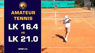  LK 16.4 vs 21.0 | 2024 | Full Amateur Tennis Match | NTRP 3.5