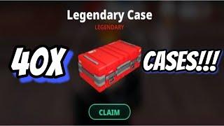 I Unboxed 40 Premium Cases In Murderers Vs Sheriff Duels! ($100,000 Gems)