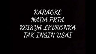 KARAOKE || KEISYA LEVRONKA || TAK INGIN USAI ( NADA PRIA )