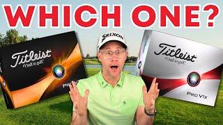 Titleist Pro V1 or Pro V1x - Which one should I use?