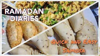 D Shape Qeema Samosa|Quick Samosa Recipe|Ramadan Preparations2024#food #viral