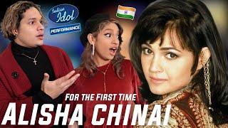 Latinos react to India's POP Queen Alisha Chinai for the first time Live in INDIAN IDOL