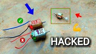 Hack This Dc Motor With These Easy Tips! DC motor पावर कैसे बढ़ाएं  डीसी मोटर का 