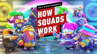 Fall Guys Season 4: How Squads Mode Works