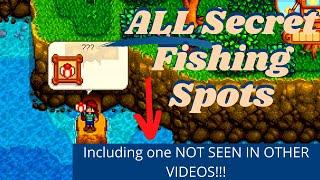 All Stardew Valley Secret fishing spots