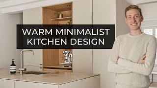 Warm Minimalist Kitchen Design | Is this 2023's Hot Kitchen Style?