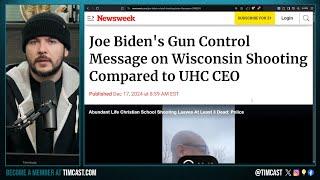 Biden SLAMMED For Demanding Gun Control For Christian School Attack, IGNORES CEO Assassination