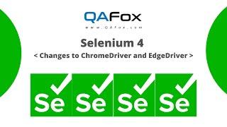 Selenium 4 - ChromeDriver and EdgeDriver classes now extend ChromiumDriver